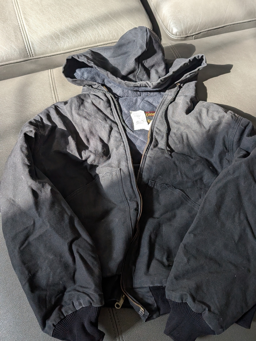 Amazon Essentials Black Hooded Performance Jacket